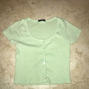 Cute brandy button down top